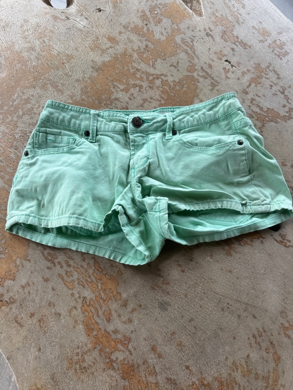 Women’s Mint Green Casual Shorts